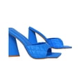 thumbnail image 3 of XY London Womens Maylin Quilted Sculptured Heel High Heels, 3 of 5