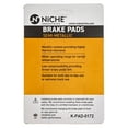 thumbnail image 2 of Niche Front Brake Pad Set for Honda Goldwing 1500 Semi-Metallic Motorcycle 519-KPA2394D, 2 of 5