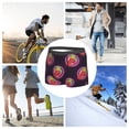 thumbnail image 7 of Men's Boxer Briefs, Light Bulb Pattern chili Soft Comfy Mens Underwear Boxer Briefs Breathable With Widen Waist, 7 of 7