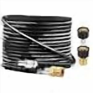 YAMATIC Pressure Washer Hose 50FT 1/4", 4000 PSI, Steel Wire Braided, Kink Resistant