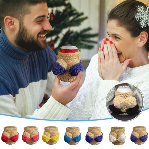 Vaidha Bottle Cozy Beer Purely Hand-knitted Cup Sleeves And Wine Bottle Sleeves