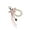 Pink, variant on Stylish Alloy Bag Charm Multifunctional Lip Balm Key Ring Pendant Charam Cherry Pearls Jewelry Decoration