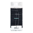 thumbnail image 5 of Scunci No-Damage Elastic Stretch Nylon Hairbands in Black, 30ct, 5 of 10