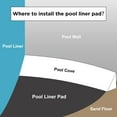 thumbnail image 6 of Roromall Pool Liners 15ft/18ft/24ft Round, Pool Pads for Above Ground Pools, Strong Geotextile Material Prevent Punctures by Roots, Rocks and Grass, Enhances Swimming Comfort, 6 of 7