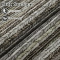 thumbnail image 4 of Hasoo Gray Area Rug 5' x 7' Rugs for Living Room Washable Rugs Modern Geometric Printed Braid Indoor Rug Soft Lightweight Carpet, 4 of 6