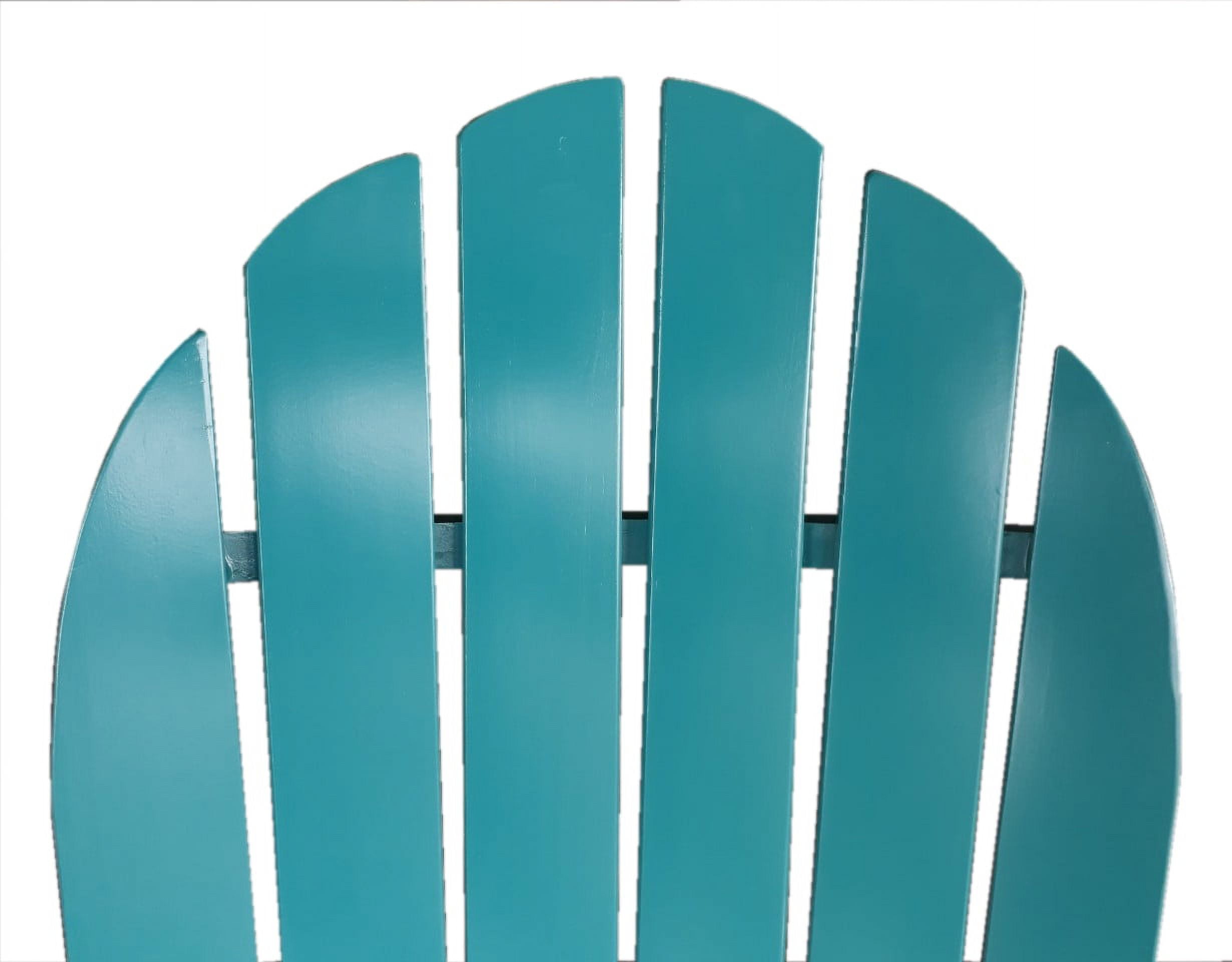 Mainstays Wood Outdoor Adirondack Chair, Turquoise Blue