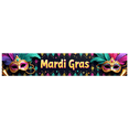 thumbnail image 2 of Mardi Gras Party Banner Decorations Feather Mask Backdrop for Celebration Photography Props Carnival Event Supplies Festive Green Purple Theme Decor, 2 of 9
