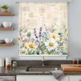 thumbnail image 5 of Spring Daisy Sheer Curtains 63 Inches Long, Elegant Pastoral Flowers Watercolor Light Filering Curtains, Breathable Simi Curtain Privacy Drapes for Living Room Bedroom Lightweight Window Treatment, 5 of 9