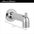thumbnail image 2 of American Standard 8888319.GN0 Studio S 6-1/8" Integrated Diverter Tub Spout - Brushed Cool, 2 of 4