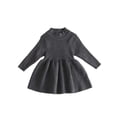 thumbnail image 1 of LA HIEBLA Baby Girl Ruffle Knit Dress Long Sleeve Knitted Tulle Tutu Dresses, 1 of 6