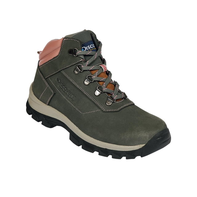Calzado Dama Mujer Bota Camping Discovery Nobuck Gris Comoda gris oscuro 24 Discovery 124D10