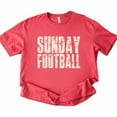 thumbnail image 6 of Sunday Football Block Distressed - Women's Heavyweight Graphic T-Shirt, 6 of 11