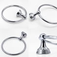 thumbnail image 4 of Hand Towel Ring – Chrome Round Towel Holder, Wall Mounted Rack, Sleek Hanger for Bath, Kitchen, RV, 4 of 4