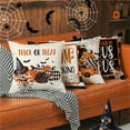 thumbnail image 5 of Halloween Decorations Pillow Covers 12x20 Set of 4 Halloween Decor Hocus Pocus Throw Pillow Covers Indoor Outdoor Fall Pumpkin Pillow Covers Decorative Cushion Cases for Home Sofa Couch, 5 of 6
