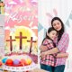 thumbnail image 5 of CaiYueKe Easter Door Curtain Spring Holiday Decorations Bunny Egg Pattern Party Supplies Wall Hanging Decorative Banner for Home Indoor Outdoor Festival Celebration, 5 of 9