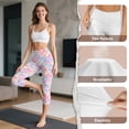 thumbnail image 7 of SCRAWLGOD Mermaid Scales Pink Blue Workout Capris Leggings for Women with Pockets High Waisted Tummy Control Yoga Pants Casual Lightweight Breathable Yoga Lounge Tights, XXL, 7 of 7