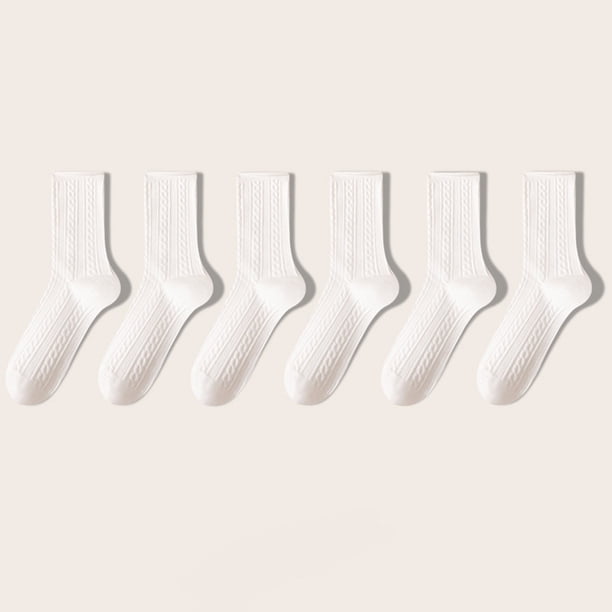 Calcetines largos para mujer, cómodos, de moda, que combinan con todo, calcetines de algodón para mujer