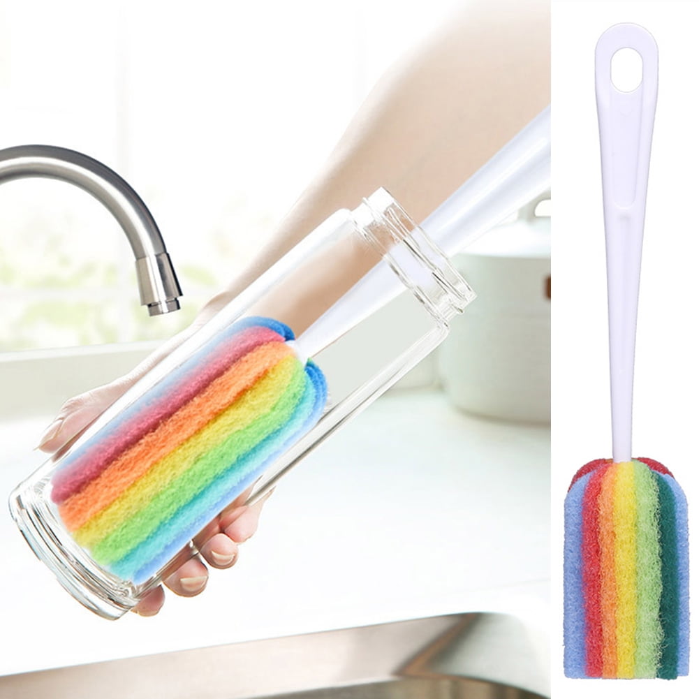 Dengjunhu 5Pcs Long Bottle Brush Cleaner Bottle Cleaning Brush Water