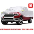 thumbnail image 7 of Truck Cover Waterproof All Weather for Indoor Outdoor Use, Universial Fit Pickup Truck Cover Windproof Sun UV Snow Rain Dust Resistant, Size Medium, 210"x70"x65", 7 of 7