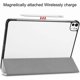 thumbnail image 4 of Funda Protectora de Cuero PU para iPad Pro 11" M4 2024 (5.ª Gen) con Soporte Magnético, Blanca, 4 of 7