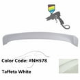 thumbnail image 2 of Ikon Motorsports Rear Trunk Deck Lid Spoiler Wing Lip Added on Body Kits Compatible With 2012-2015 Honda Civic 9th Gen Sedan 4-Door Modulo Style Painted #NH578 Taffeta White ABS Plastic, 2 of 3
