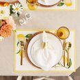 thumbnail image 2 of Collection de Table Lemon Bliss de Haute Qualité, Ensemble de Napperons 6 Pcs avec Fonctionnalité Supérieure. Ne Manque Pas!, 2 of 5