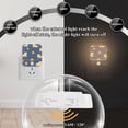 thumbnail image 4 of Yayeee 2-Pack Plug in LED Night Lights with Light Sensors Motion Detectors, Blue Capybaras, 4 of 7