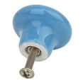 thumbnail image 1 of EXHUMKY 5Ud Pomos Redondos De Cerámica Azul Para Puerta Resistentes Para Gabinete Cocina, 1 of 4