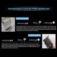 thumbnail image 5 of 1 Pcs Aluminium Alloy Ejection Holder Portable Automatic Cigarette Case Windproof Metal Box Smoke Boxes, 5 of 5