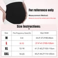 thumbnail image 4 of Vocoste Bandes Ventrales pour Femmes Enceintes G Nylon Noir 2 Pcs, 4 of 6
