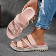 thumbnail image 5 of Dakaela Womens Orthopedic Sandals Comfortable Arch Support Slip on Slides Open Toe Soft Sole Summer Beach Casual Walking Shoes Size 8.5, 5 of 8