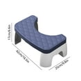 thumbnail image 3 of ufehgfjh Toilet Stool Squatting Poop Stool Bathroom Potty Step Stool Toilet Assistance Steps Step Stool Fits All Toilets Detachable Stackable, 3 of 6