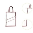 thumbnail image 6 of figatia File Folder Bag Test Paper Storage Bag Handbag File Organizer File Tote Pouch for Carrying Books Working Office Travel School Pink, 6 of 8