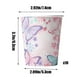 thumbnail image 3 of Juego de Vajilla Colorida con Diseño de Mariposas para Fiestas de Cumpleaños, 10 Vasos de Papel Desechables., 3 of 6