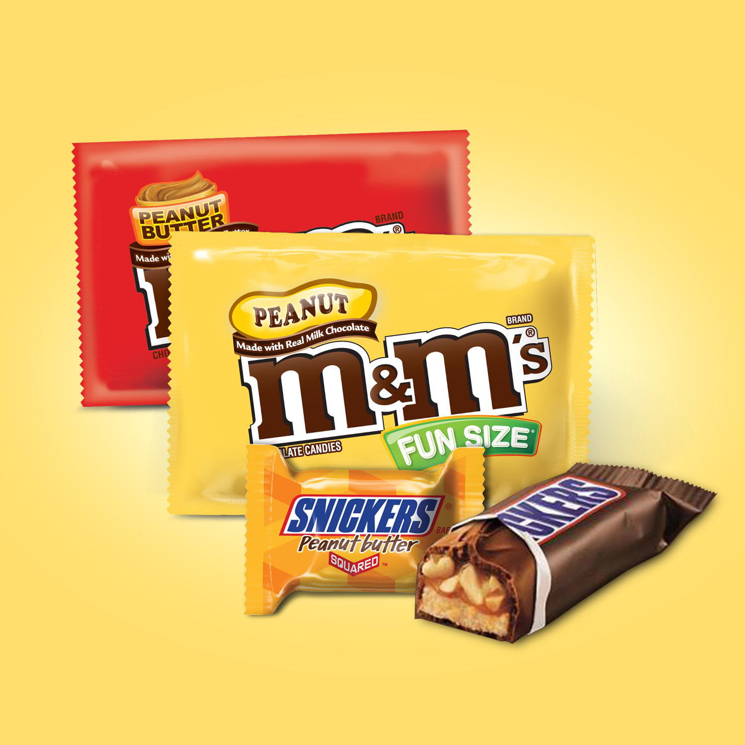 MARS Chocolate Halloween Peanut & Peanut Butter Lovers Fun Size