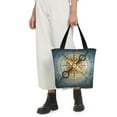 thumbnail image 5 of Sikiie Vintage Compass Shoulder Bag Casual Hobo Crossbody Tote Bag for Women and Men Large Purse Messenger Bag Travel Work, 5 of 6