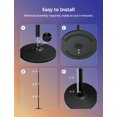 thumbnail image 3 of Ailofy Corner Floor Lamp, Corner Lamp Compatible with Alexa & Google Assistant, 16 Million DIY Colors, Sync with Music, App Control, Timer Setting, L, 3 of 9