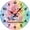 Mggc2, variant on Wall Clock for Bedroom Round Wooden Silent Analog Non-Ticking Mermaid Wall Clock Personalized Name Clocks for Girls Room Decor
