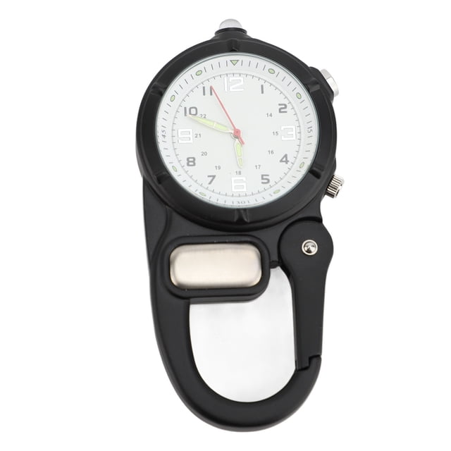 Reloj Con Mosquetón Con Clip Linterna LED Para Escalada Mochila En Reloj Con Mosquetón Linterna LED Reloj Con Clip Reloj Con Mosquetón Reloj De Montañismo Con Clip En