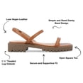 thumbnail image 2 of Journee Collection Womens Nylah Slim Platform Sling Back Sandals, 2 of 6
