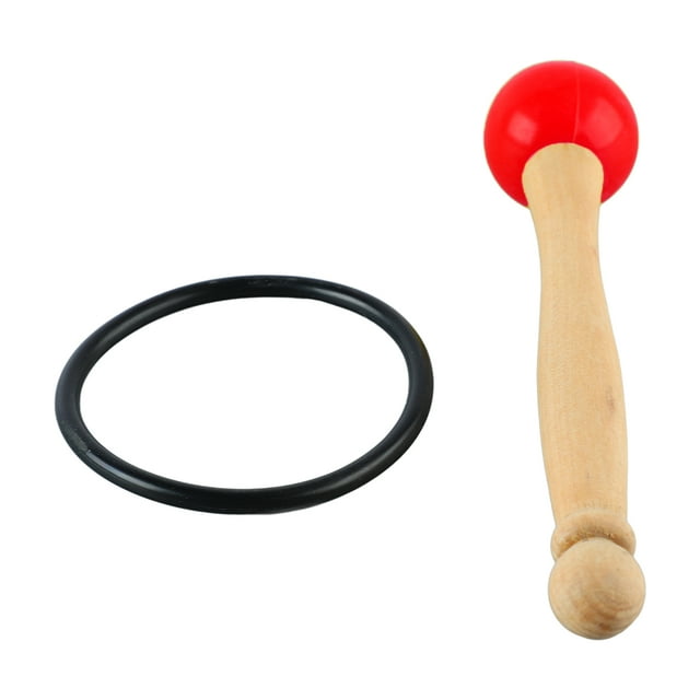 Mazo Para Cuenco Tibetano, Palo De Percusión Con Cabeza De Goma De Primera Con Anillo De Goma, Para Cuencos Tibetanos De Cristal, Sonido Claro Y Hermoso