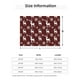 thumbnail image 5 of Fotbe Plaid Reindeer Snowflakes Manta de Franela con Estampado, Manta Ultrasuave para Cama, Sofá, Auto, Hipoalergénica y Antibolitas-40"x30", 5 of 6