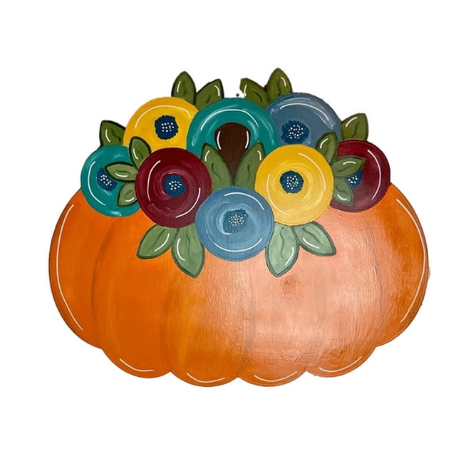Decoraciones de Halloween 2024 Decoración de pared Fiesta interior al aire libre Puerta de Halloween Colgante Otoño Acción de Gracias Placa de puerta de madera Diseño Decoración(Compre 2 y ahorre 10%)