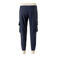 thumbnail image 5 of Elvqul Mens Joggers with Pockets Drawstring Outdoor Running Atheletic Pants Elastic Waist Jooger Solid Workout Pants for Men, 5 of 5