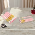 thumbnail image 4 of Unique Bargains 10 Pcs Lightweight Makeup Brush for Business Travel Pink Synthetic Fiber Hair Plastic, 4 of 5