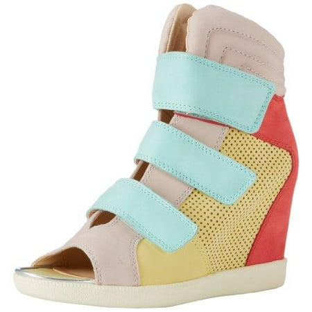 

Boutique 9 Women s Nerine Fashion Sneaker Open Toe Heels Multi