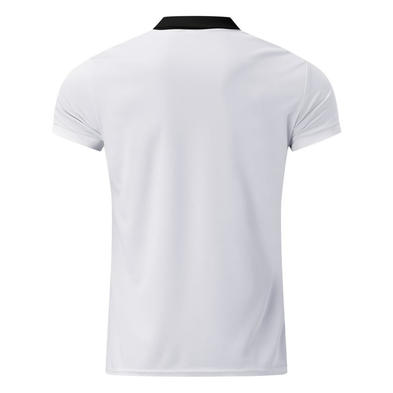 White sports polo clearance shirt