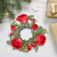thumbnail image 1 of Pillar Candle Wreath Decorative Flower Arrangement Pillar Candle Holder for Bright, 1 of 8