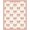 Pink, Pattern 20, variant on Design&I 8'x10' Washable Area Rug Snag-Free Circle Tied Seats Ribbon Symmetrical Motifs Pink Shaped for Dining Room, Large Office, Lounge