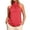 a-429Red71, variant on FINALGANG Womens Halter Neck Front Gathered Solid Loose Curved Hem Tank Tops Summer Daily Office Beach Casual Sleeveless Layering Shirts For Ladies Stylish Top L